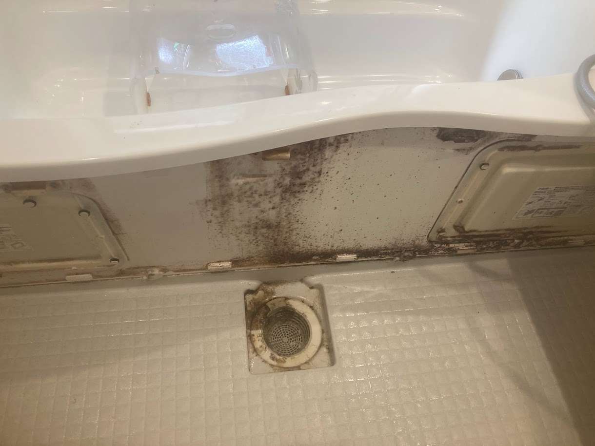 【住之江区】風呂　水回り　クリーニング　カビ取り