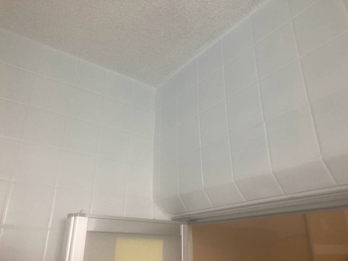 【大阪】お風呂の壁リメイク塗装